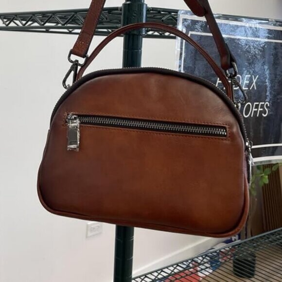 🆕Women Brown Genuine Leather Crossbody Small Vintage Shoulder Purse Bags - Picture 2 of 11